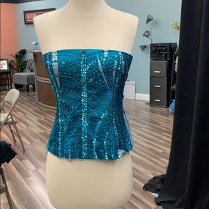 Mermaid inspired corset top